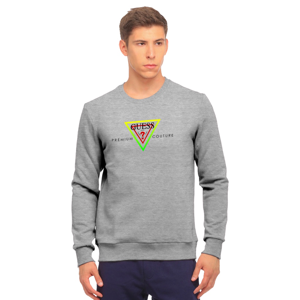 Blue Collection Atasan sweater Pria basic 6 Baby Terry Soft Terbaru