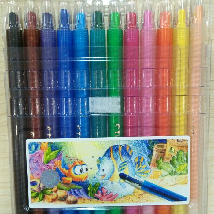 

Menakjubkan Crayon Putar 12Colour Titi Bergaransi