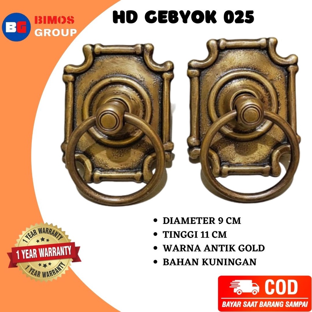 HANDLE PINTU GEBYOK GBY 025 HANDLE GEBYOK MINIMALIS GAGANG PINTU RUMAH TARIKAN PINTU KUNINGAN