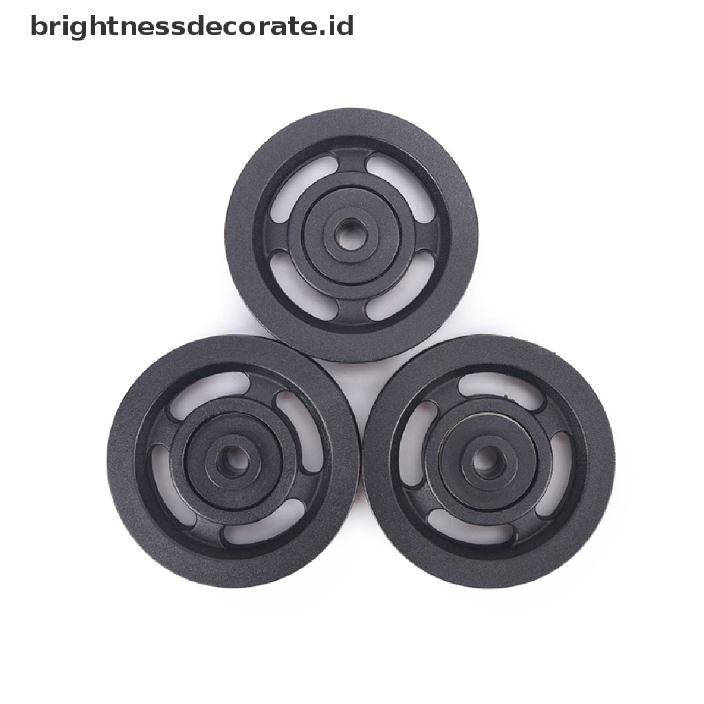Roda Katrol Kabel Gym Tahan Lama Warna Hitam Ukuran 90mm