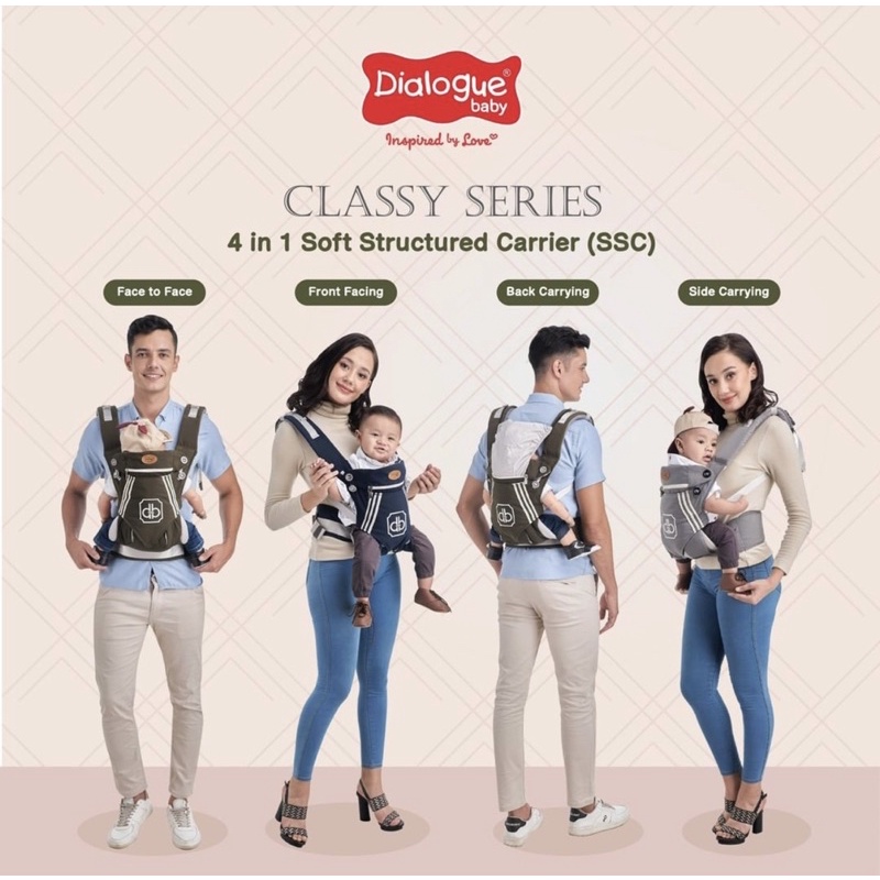 Dialogue Hipseat Classy Series DGG4409- Gendongan Bayi