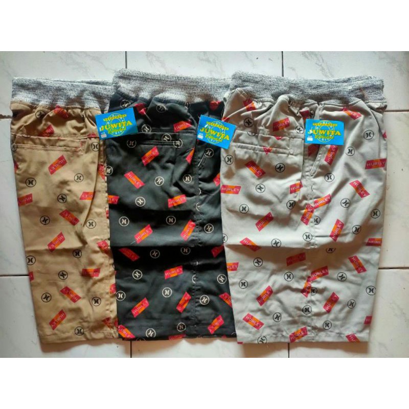 CELANA CHINOS pendek motif Rib // all size fit xxl // celana pendek // celana pria pendek