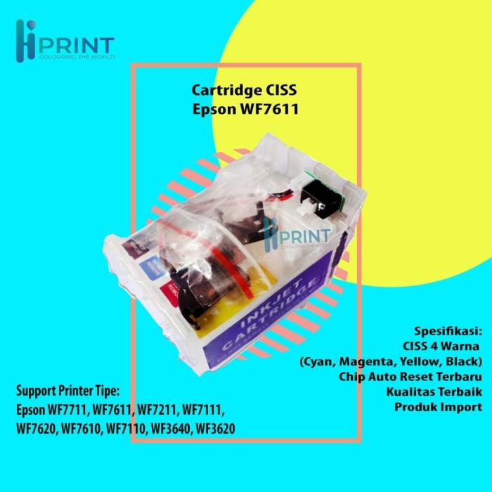 Perkakas / Cartridge Ciss Epson T188 188 Ciss Infus Printer Wf-7711 Wf-7611