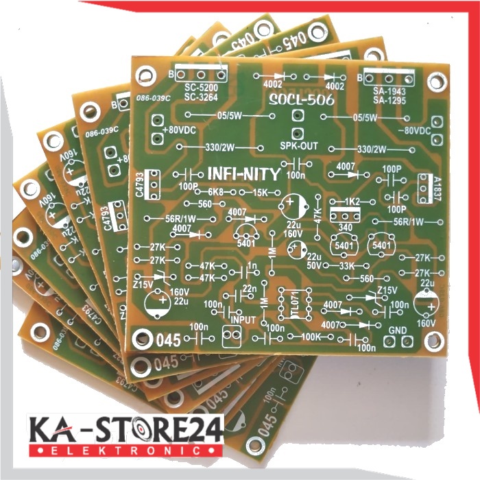 PCB Power Amplifier SOCL 506