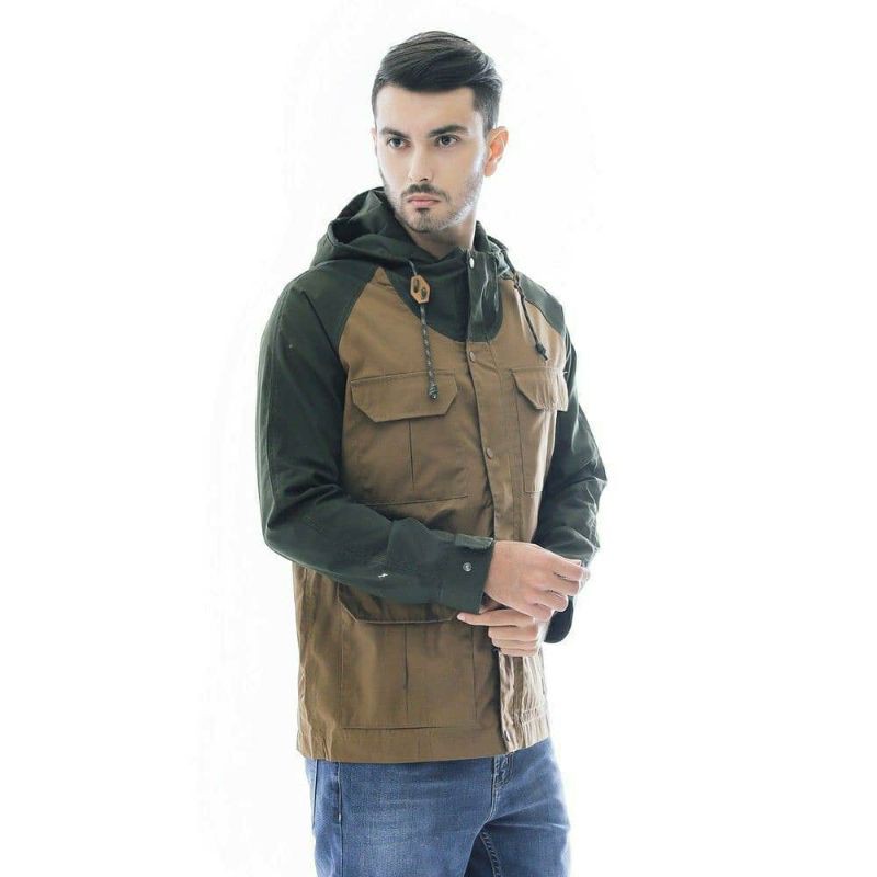 𝐄𝐢𝐠𝐞𝐫 Gazania Travel Parka - Brown Size M Jaket Original Keren