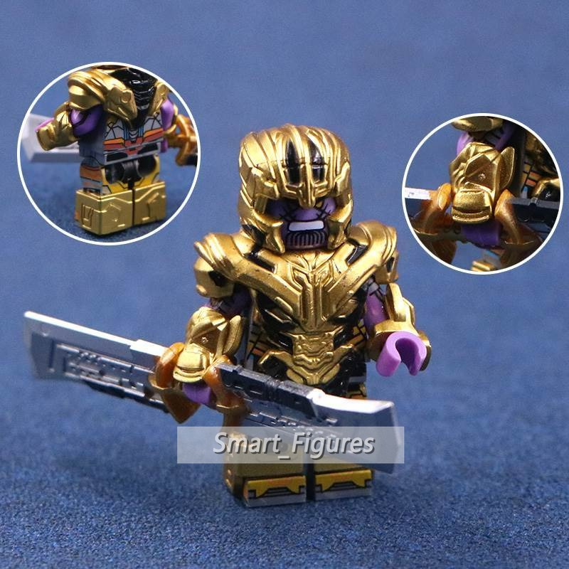 Mainan Mini Figures Model Iron Man Thanos V001-V007 Untuk Hadiah