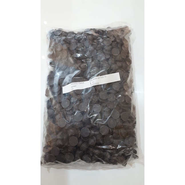 

ARIBA BITTER CHOCOLATE 72% 500GR REPACK