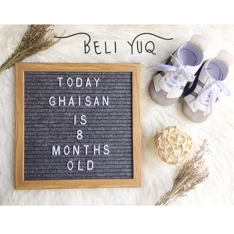 

1.1 Year Sale TERLARIS!! Letter Board / Felt Letter Board / Papan Tulis Tempel Huruf uk. 25x25 cm