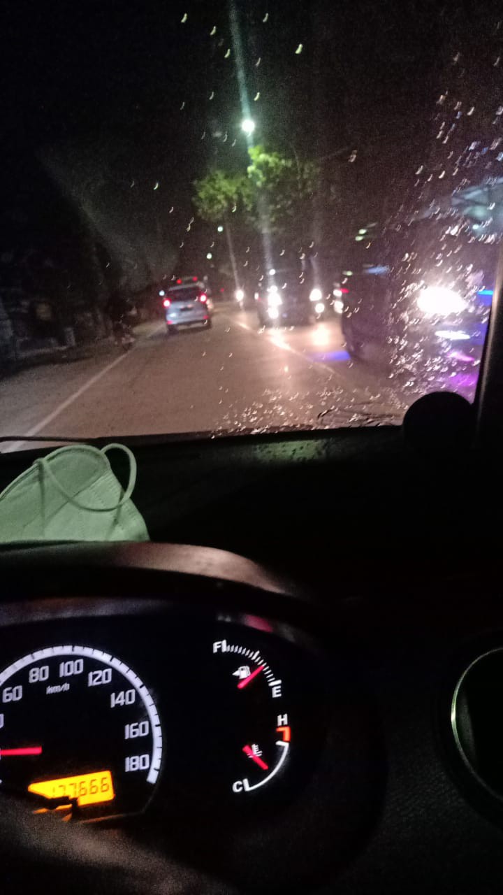 Payung Lipat 3 Happy Full Print / Lapis Hitam Anti Uv / Grc - 001