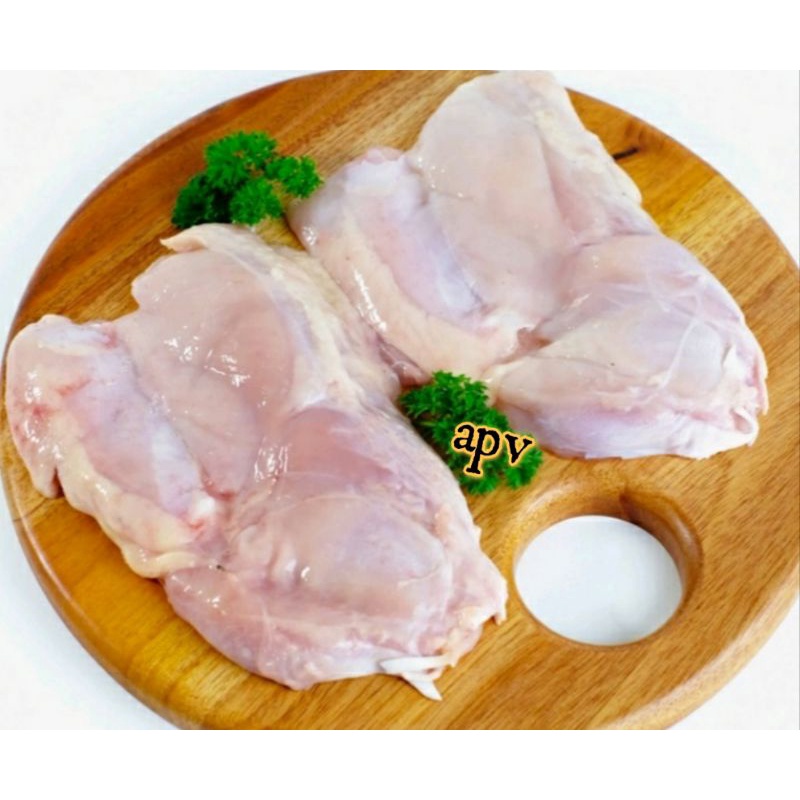 

daging fillet paha ayam segar fresh tanpa tulang&kulit
