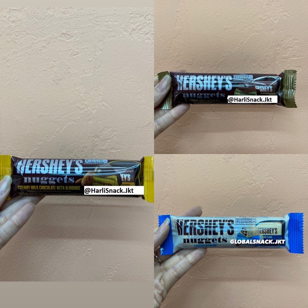 

Hershey's Nuggets Milk chocolate / Almond / Cookies & Cream