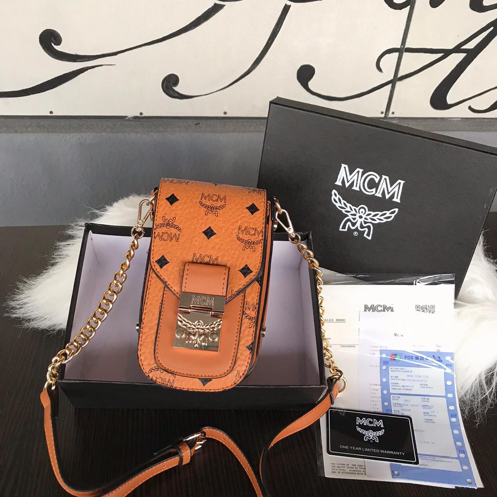 MCM Long Phone Sling Bag