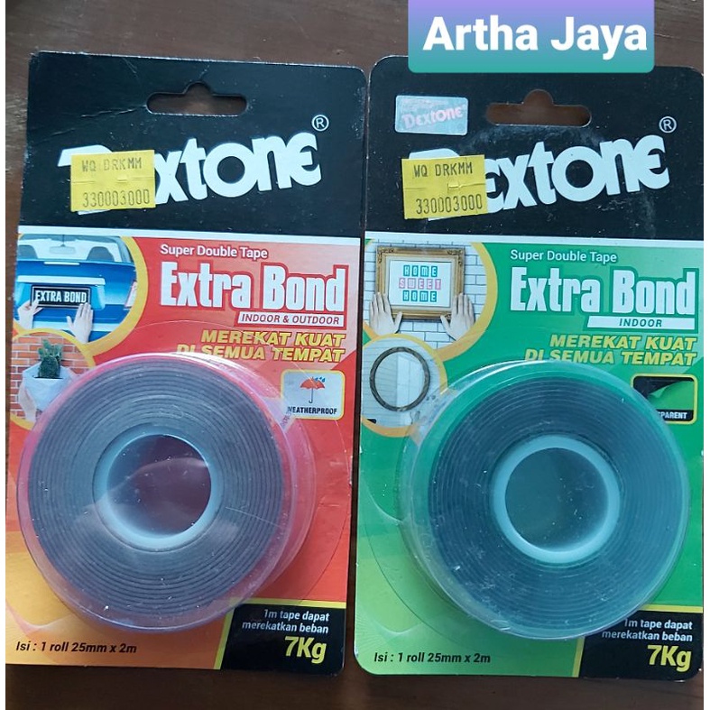 

Super Double Tape Ektra Bond Indoor & outdoor | Dextone 25mm