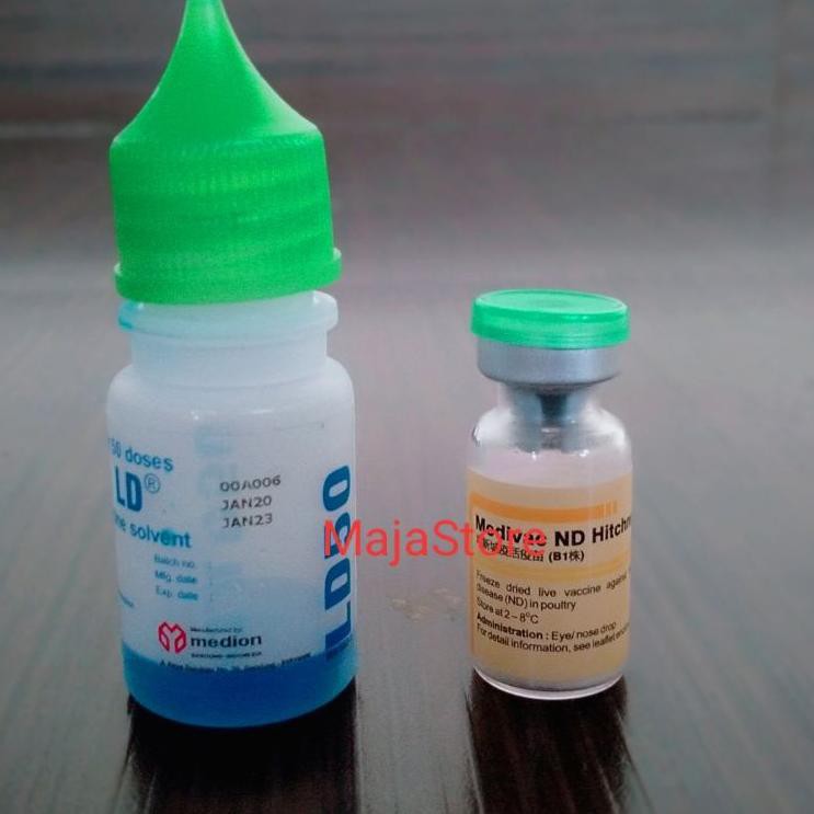 [✭73] Vaksin ND B1 Dosis 50/Vaksin Tetes/Medivac Vaksin Ayam / Unggas + icegel,