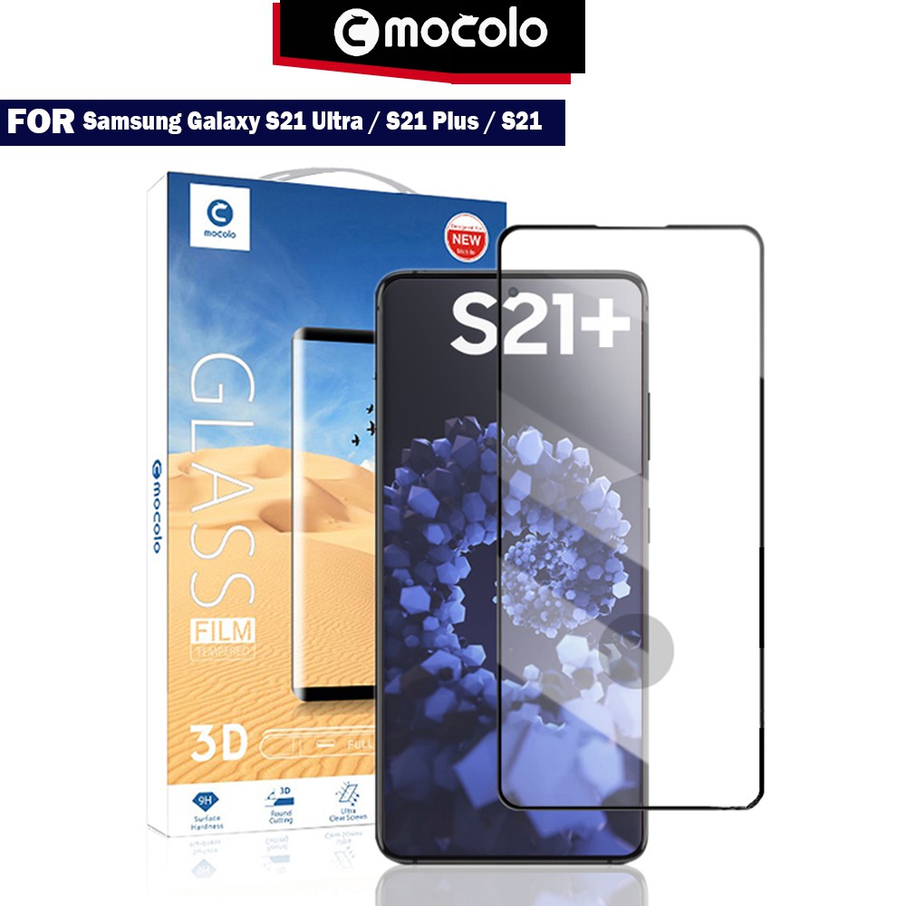 Tempered Glass Samsung Galaxy S21 Ultra Plus Mocolo 3D