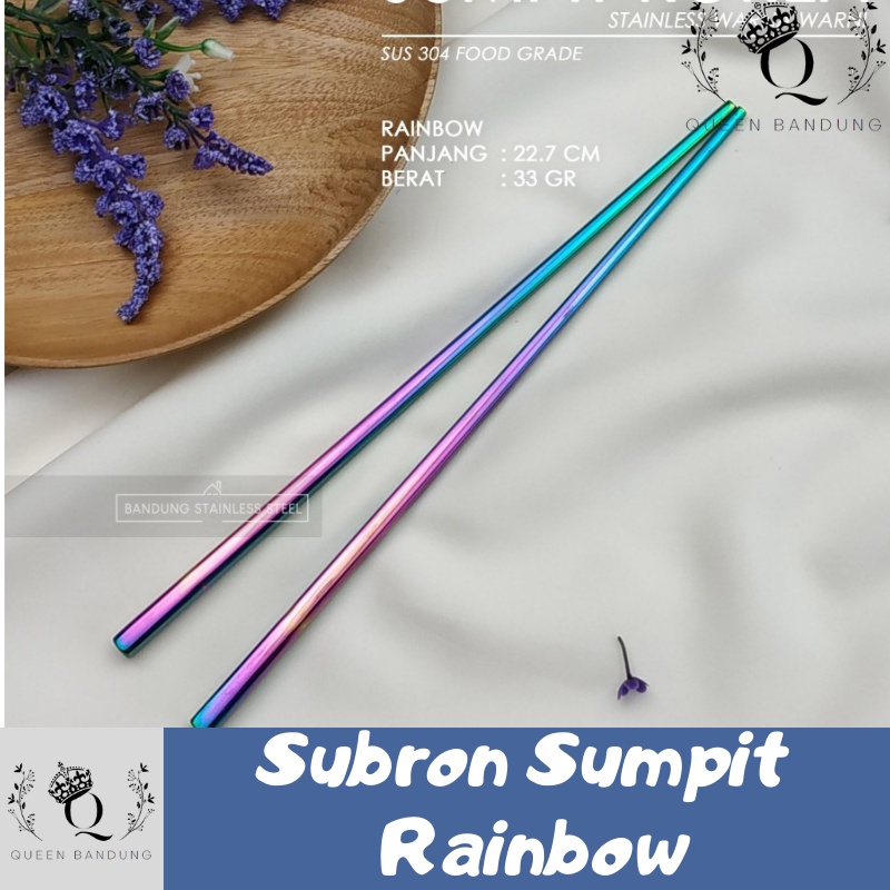 Subron Sumpit Stainless Steel Rainbow