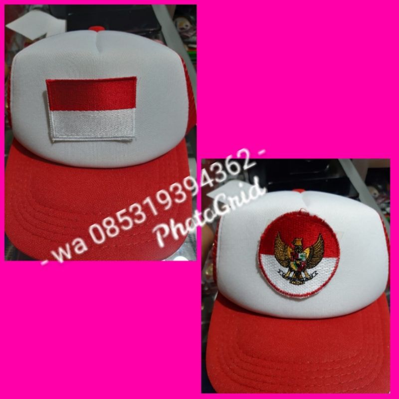 topi garuda#topi merah putih#topi indonesia