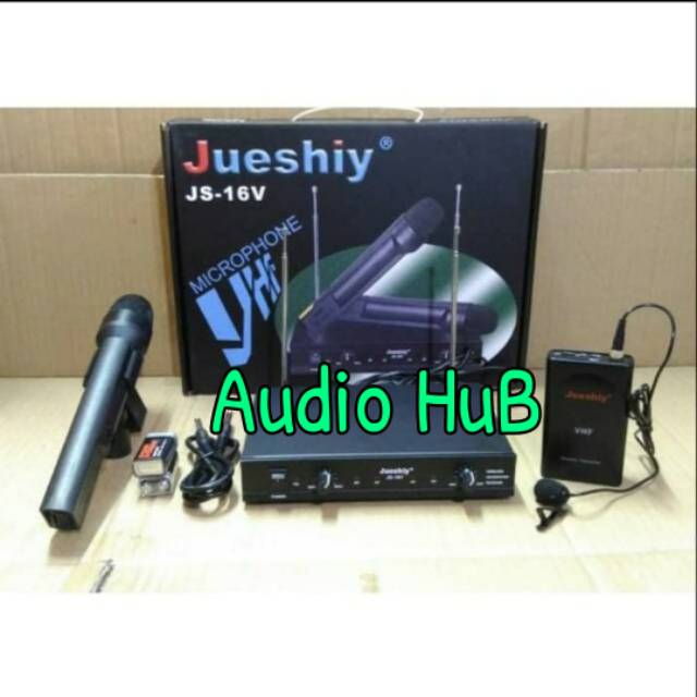 MIC MICROPHONE WIRELESS JUESHIY JS 16V JUESHIY JS16V PEGANG JEPIT