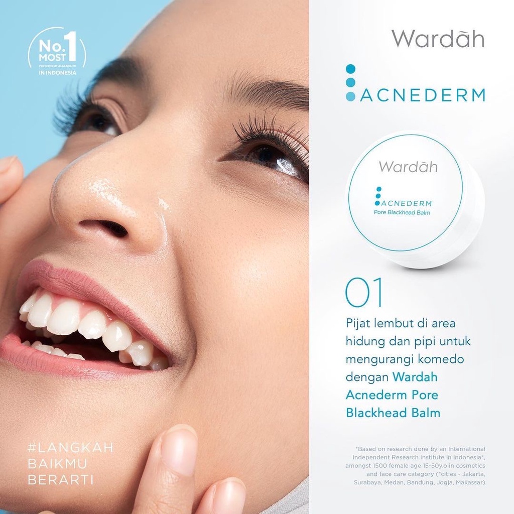 WARDAH Acnederm Series Indonesia / Facial Wash Face Scrub Micellar Water Essence Toner Mist Serum Day Night Eye Cream Sunscreen Mask Masker Lip Tint Matte Gloss / Lightening Crystal Secret Nature Daily Renew You C Defense Uv Shield Spf Colorfit Acne Paket