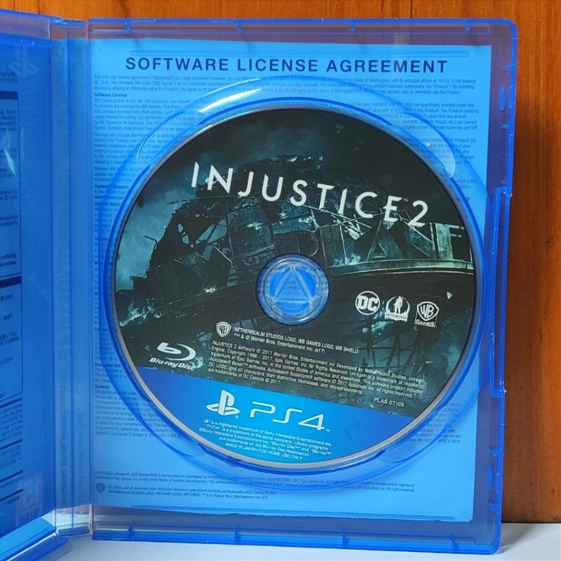 Injustice 2 PS4 Kaset Injustice II Playstation 4 PS 4 5 In Justice CD BD Game Games Super Man Super Heroes Hero DC Leagues League Comic Comics PS4 PS5 Region 3 Reg Asia Batman Bat man superman spiderman super marvel avengers anak mainan