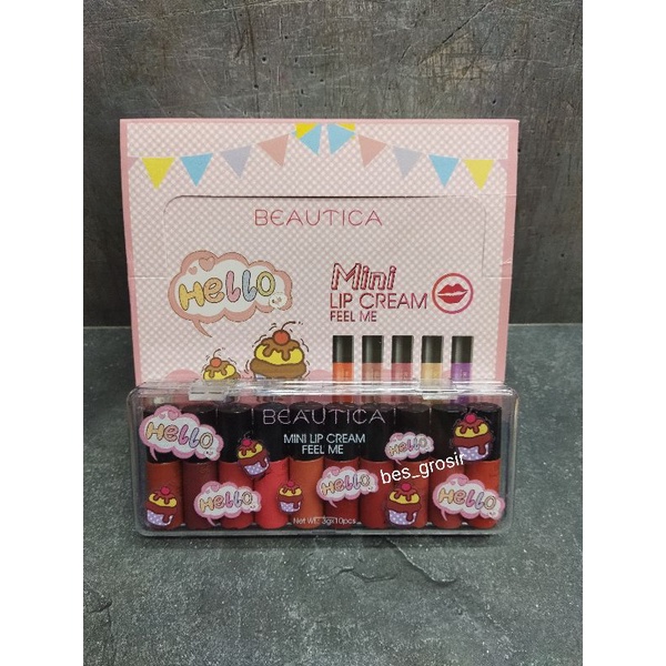 Lipcream mini beautica ( 10 pcs )