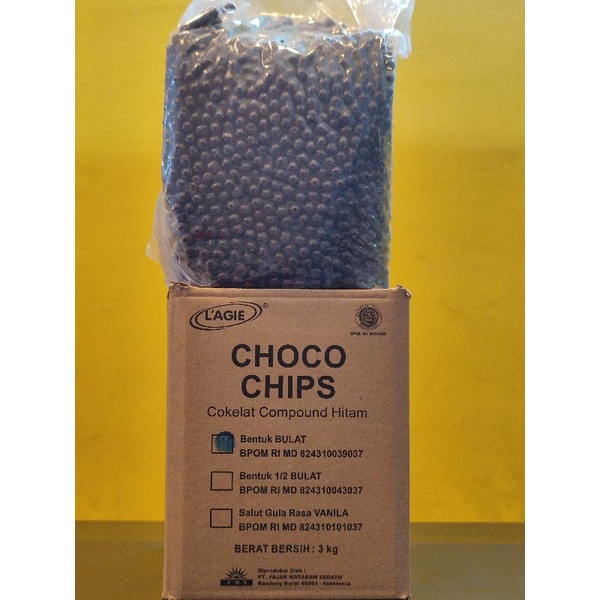 

ChocoChips Lagie - Repack 250g