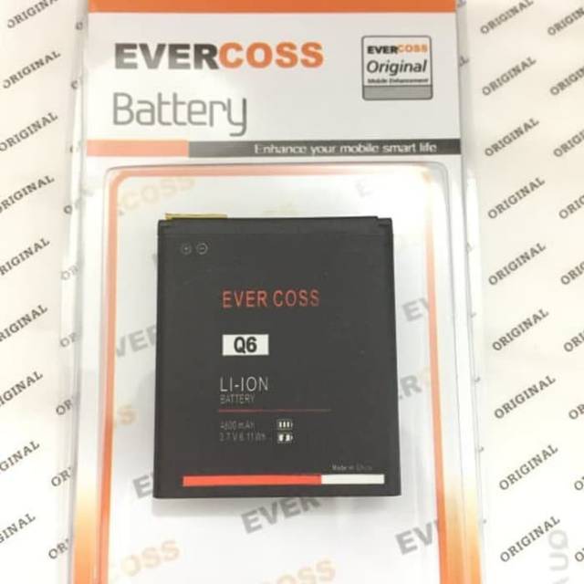 Batre Baterai Evercoss Q6 Original Battery Handphone