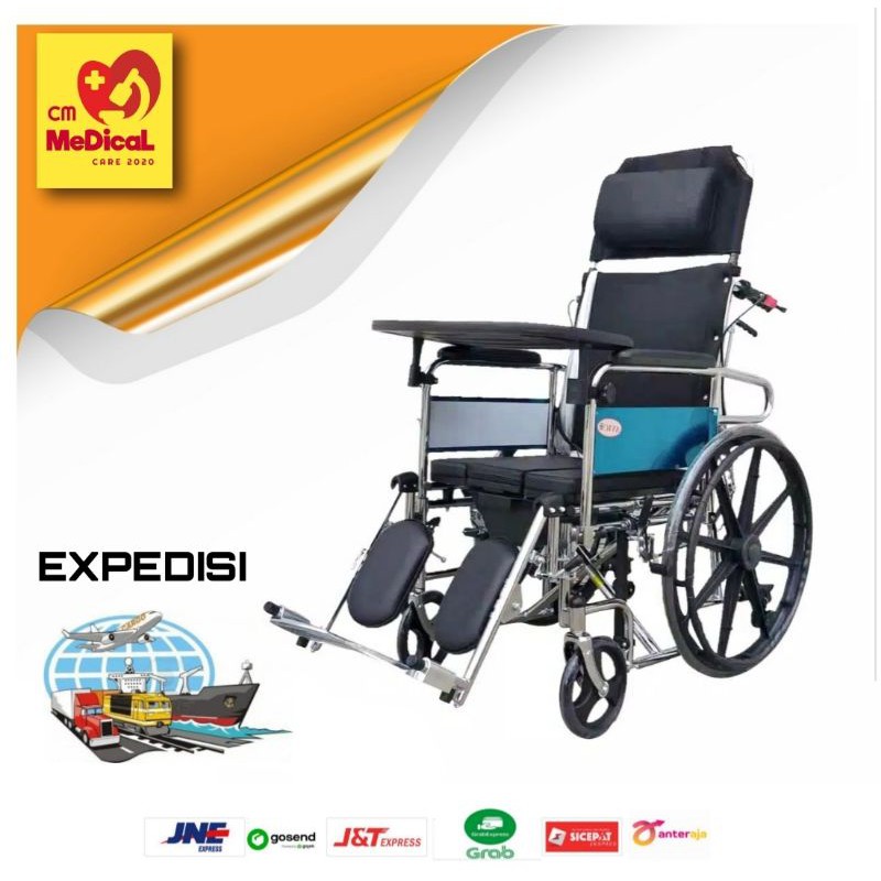Kursi Roda 5 in 1 Avico Siwa / Kursi Roda Multifungsi Expedisi