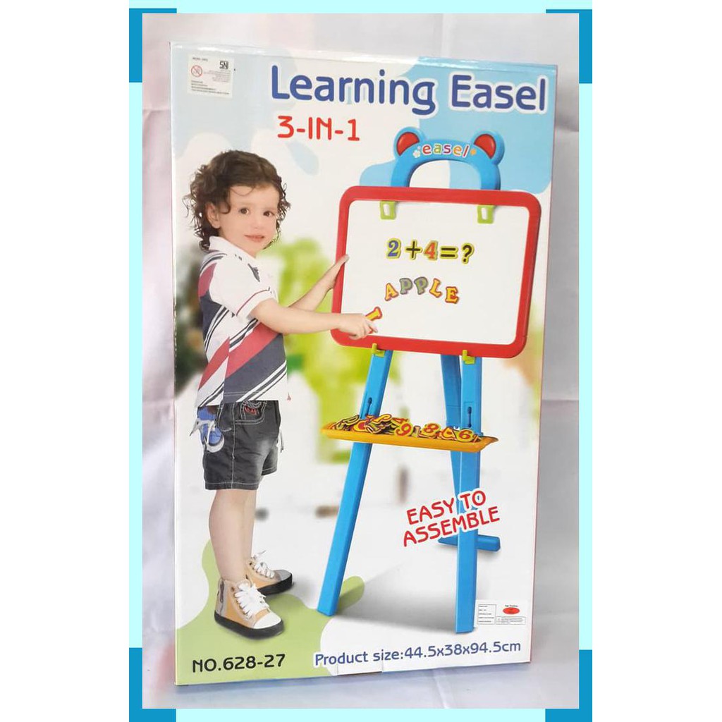 

LEARNING EASEL MAINAN PAPAN TULIS SPIDOL DAN MAGNETIC MAINAN EDUKASI