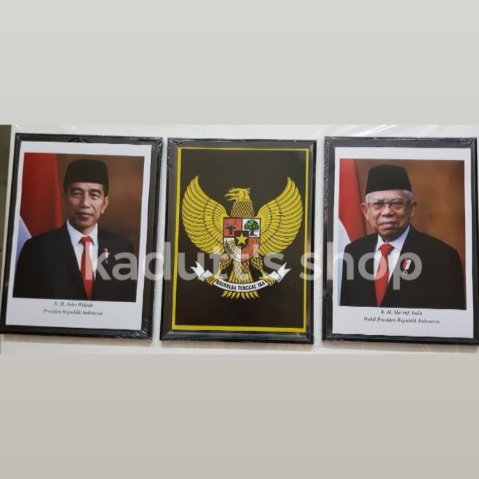 

Bingkai / Pigura / Frame Foto Presiden, Wakil, Garuda 14R (25x35 cm)
