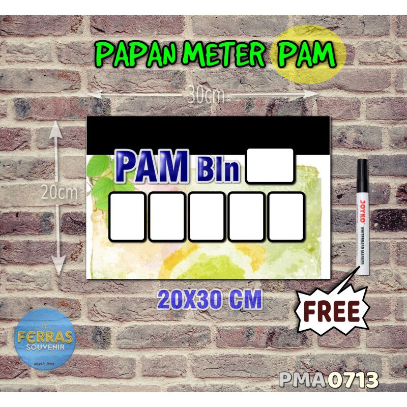 

Ferras Papan Meter Listrik PLN PAM motif Unik - Pastel 13