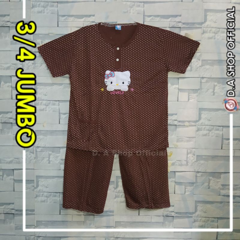 Baju Tidur Jumbo Pendek Pendek | Premium | Random