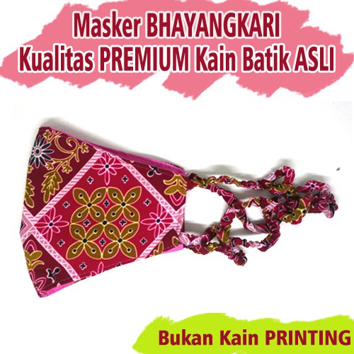 Masker Batik Bhyangkari Bolak Balik Masker Scuba Bhayangkari Masker OLGA Bhayangkari