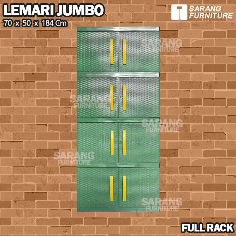 JUMBO! LEMARI PAKAIAN PLASTIK 4 SUSUN LEMARI PLASTIK MY TOP LEMARI PINTU JUMBO LEMARI LEMARI PAKAIAN MURAH