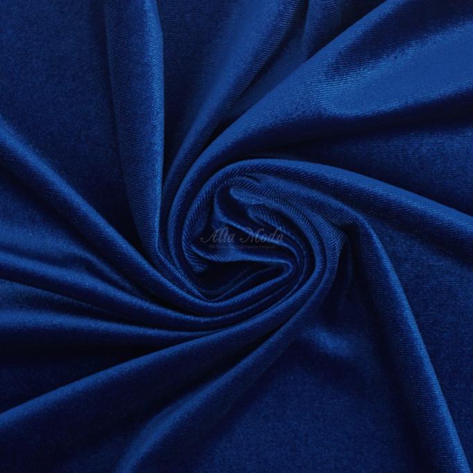 Silk Velvet Beludru Biru Electric (Alta Moda)*