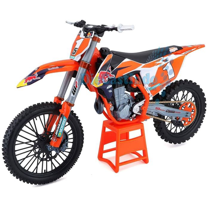 dct645 Maisto KTM 450 SXF Factory Racing Red Bull 1 Skala 1:6