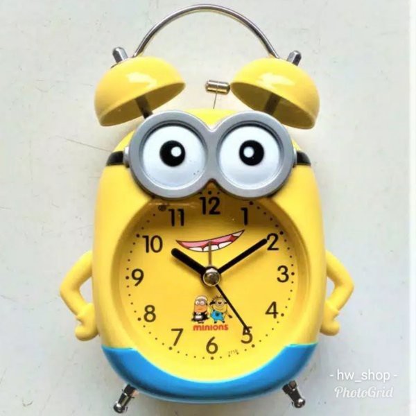 Jam Weker Kring Alarm Minion Besar