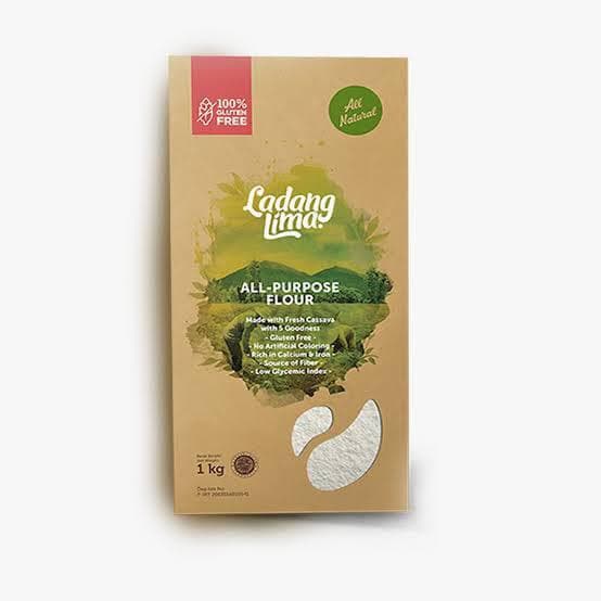 

D02D1 Tepung Mocaf 1Kg / Ladang Lima Gluten Free Cassava / Tepung Singkong Da01D100