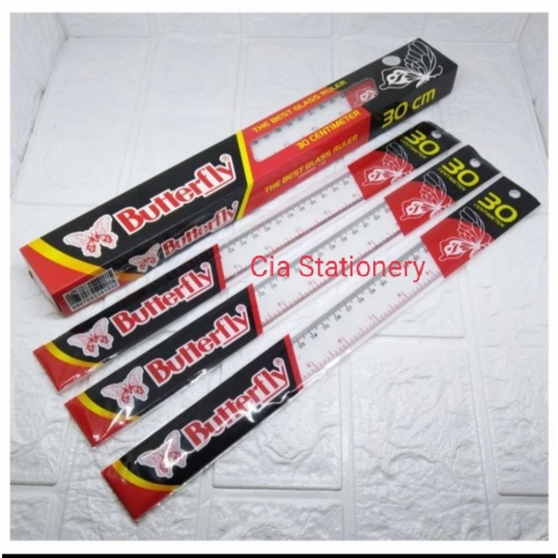 

Penggaris / Garisan Butterfly 30 cm
