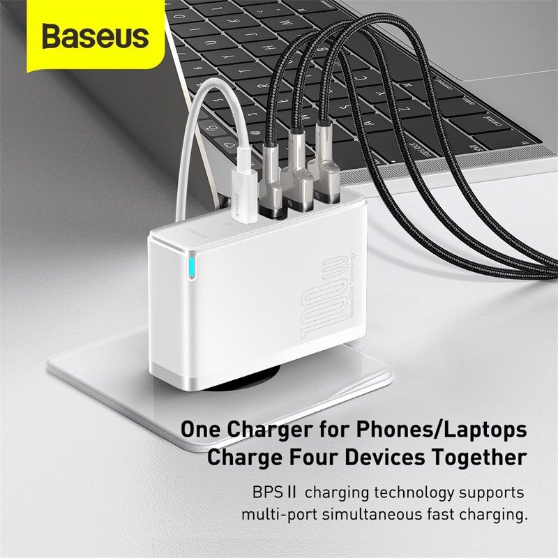 Baseus GaN2 Pro 100W EU 2C+2U Fast Charger Type C PD QC5.0