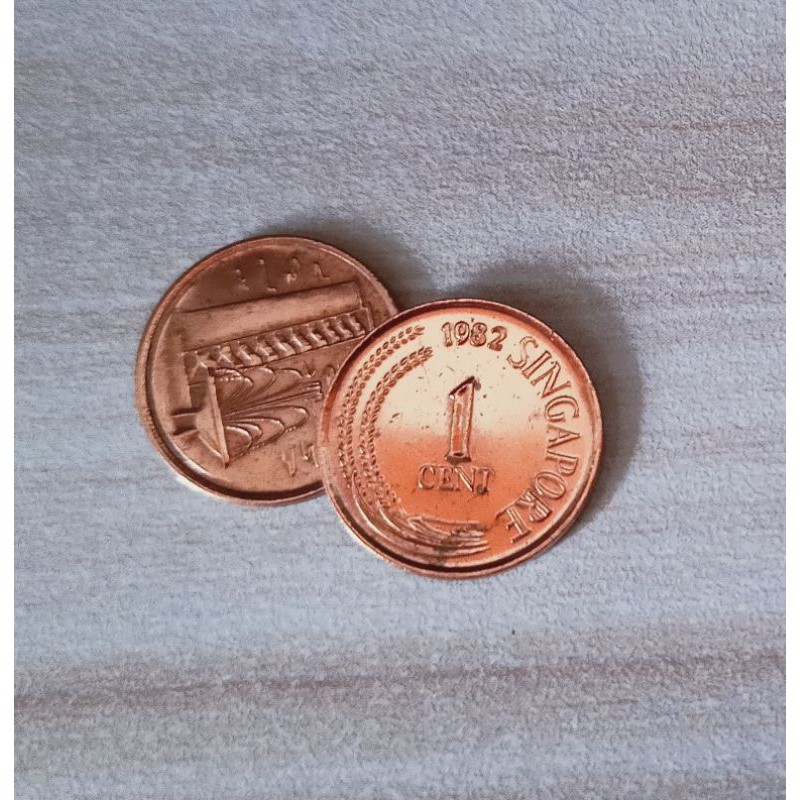 Koin 1 cent Singapura / Singapore