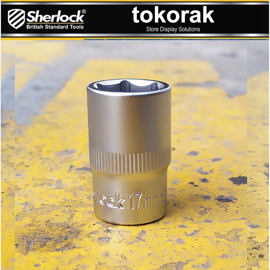 MATA KUNCI SOK 17 MM 1/2 INCH 6 PT SHERLOCK - MATA SHOCK