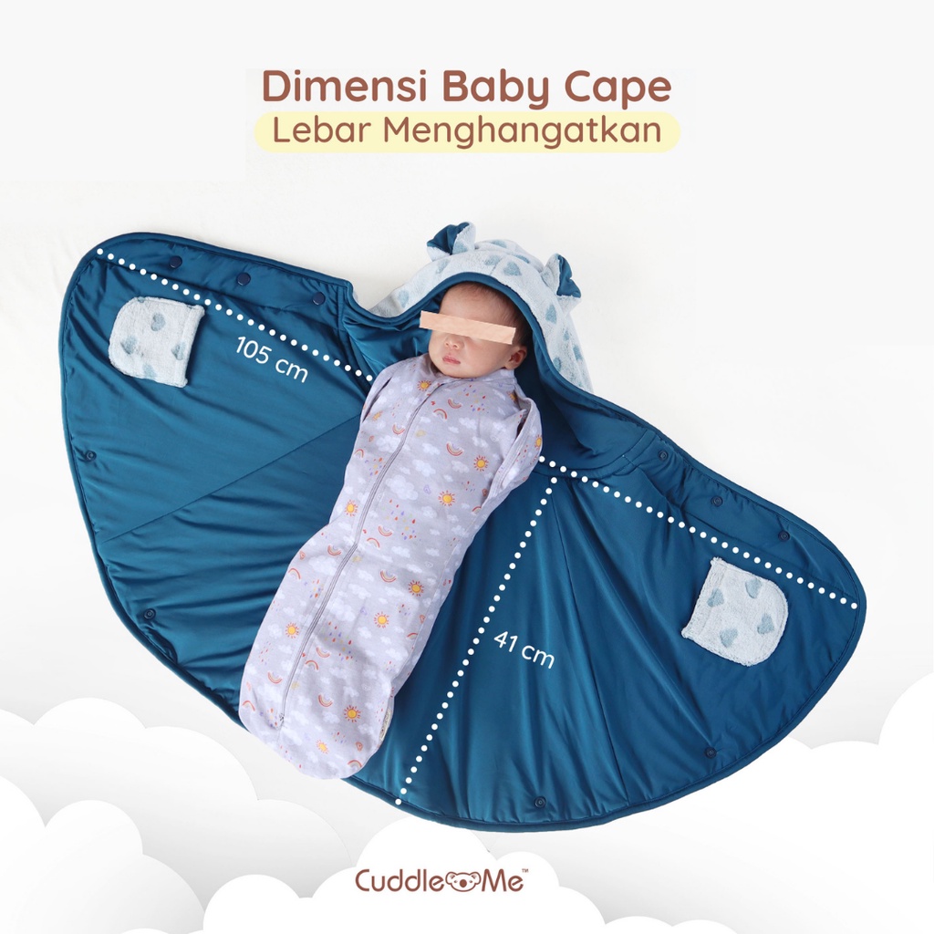 CuddleMe Baby Cape Jaket Bayi Balita SNI Nyaman Ergonomis BERGARANSI