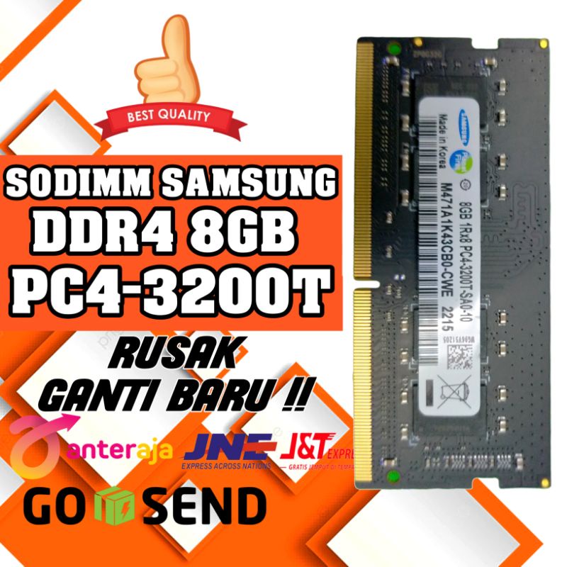 RAM LAPTOP SAMSUNG 8GB DDR4 PC4-3200 SODIMM