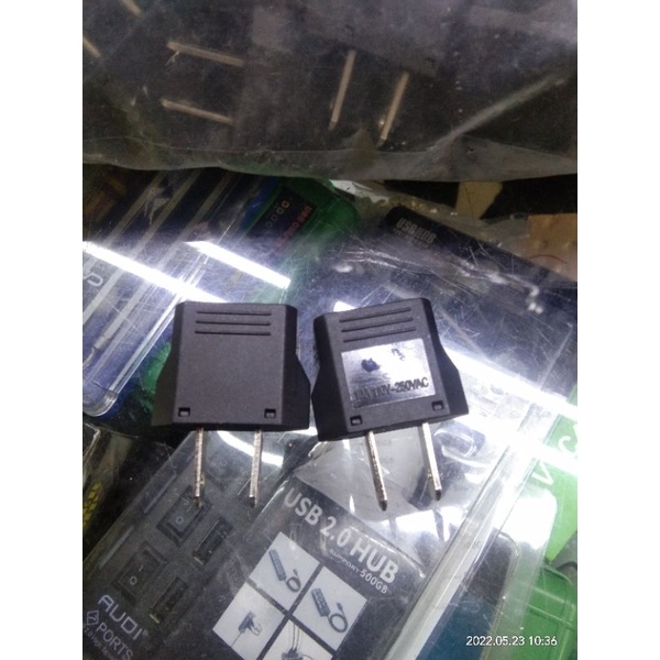 Over Steker Bulat ke gepeng bahan kuningan ac 110/250V 10A