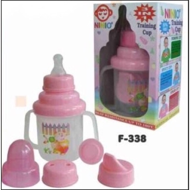 Botol Minum Bayi Training Cup 3in1 Ninio F-338