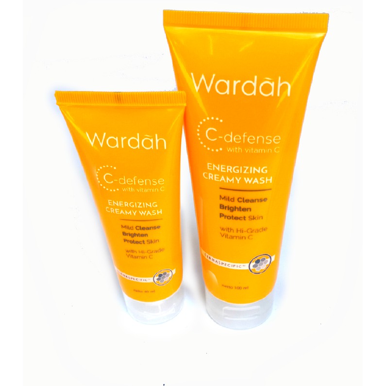 Wardah C Defence Facial Wash 100ml//60ml ORIGINAL-BPOM