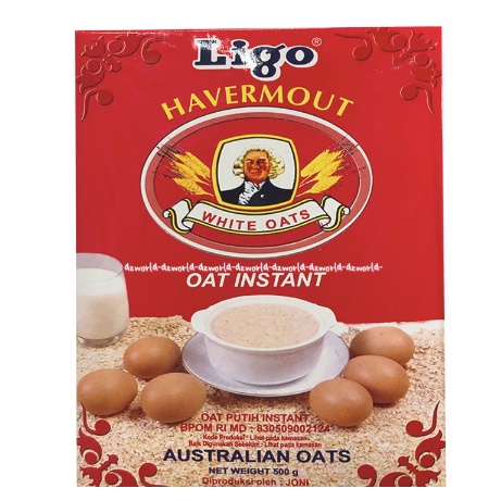 Ligo Havermout 500gr White Oat Instant Oat Putih Australian Sereal Cereal Hafermout Liggo Haver Mout