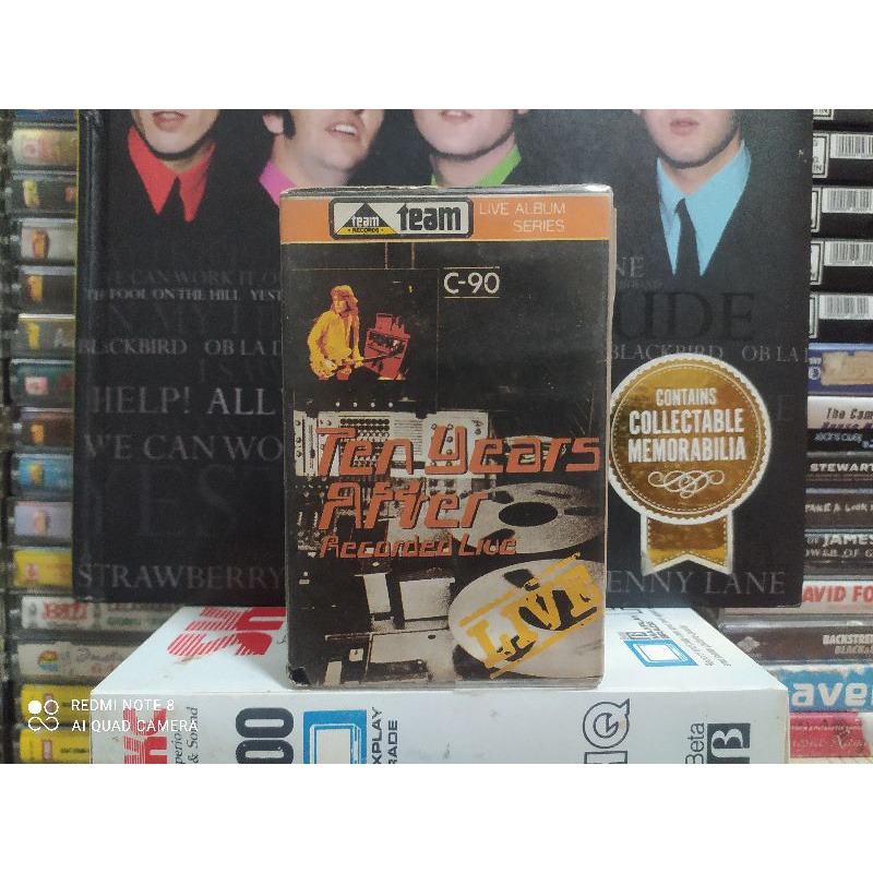 Kaset Pita : TEN YEARS AFTER - RECORDED LIVE.