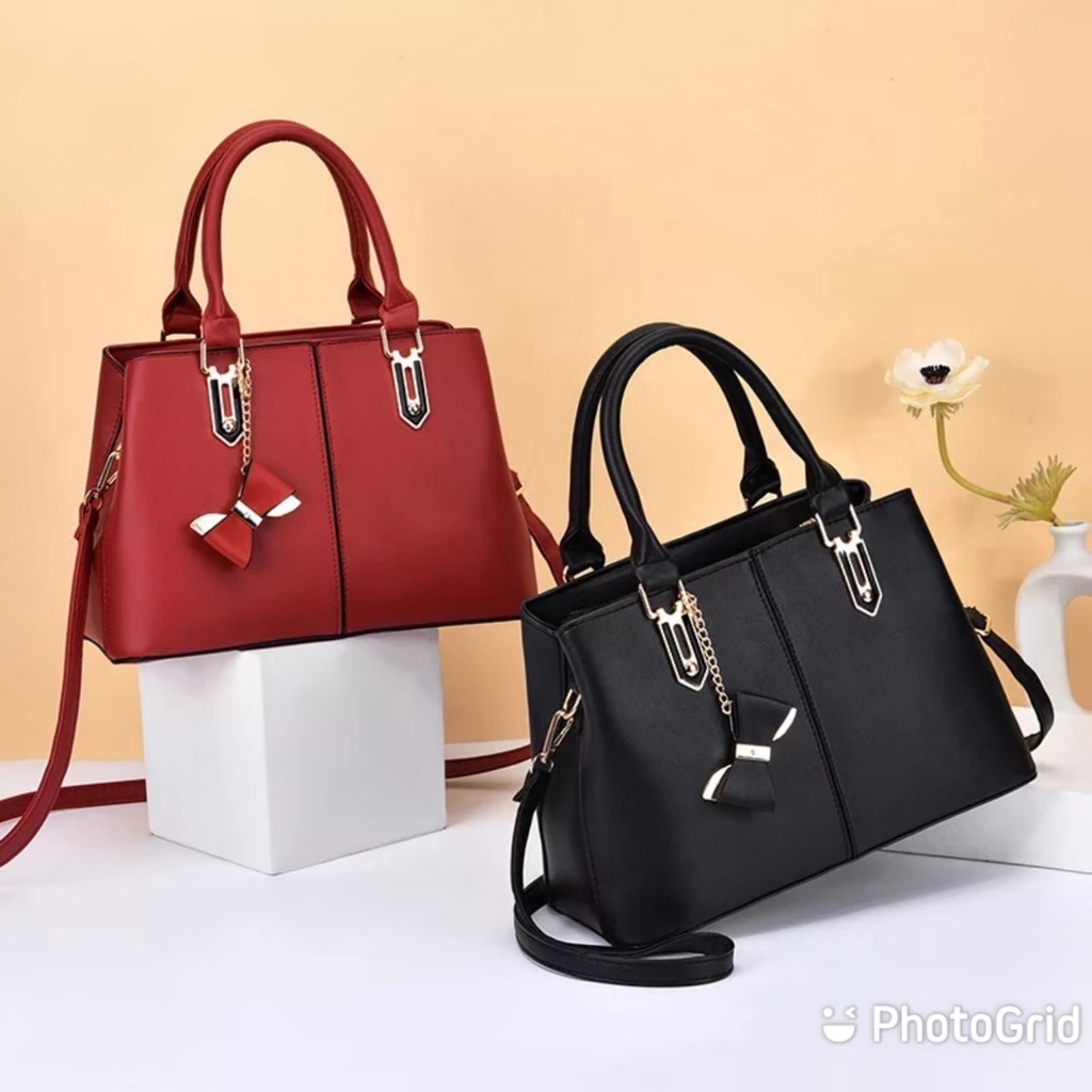 Tas Bahu Tas Ibu ibu kondanganTas ala korea Batam murah Tali panjang selendang Tas dua ruang Tas Rem